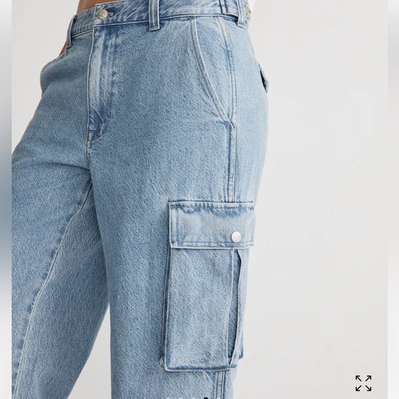 *NEW* Madewell Low Slung Cargo Jeans - Picture 4 of 16